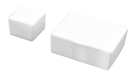Plasdent-Plastic-Box-C-B-Small-1"-Solid-White-(1000)(Boxes-Only)